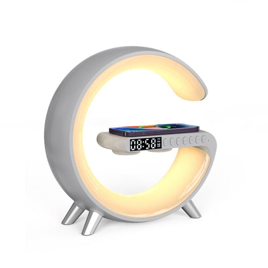 5-in-1 Smart LED Lamp – Bluetooth Speaker, Wireless Charger & Mood Light